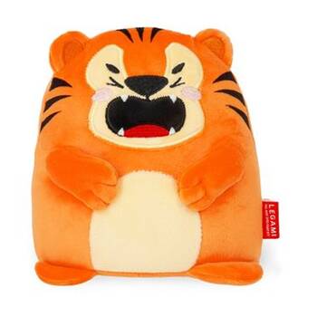 Legami Kids Cute Animal Plush Mini Tiger Super Soft Standing Toy 15cm 3y+