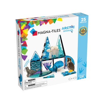 25pc Magna-Tiles Arctic Animals Kids/Childrens Magnetic Construction Toy Set 3y+