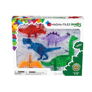 5pc Magna-Tiles Dinos Kids/Childrens Magnetic Construction Toy Set 3y+