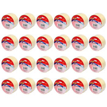 24x 2pc Toolrich Masking/Painters Adhesive Tape Roll 24mmx18.3m White