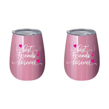 2PK Best Friends Forever 360ml S/S Vacuum Insulated Tumbler Double Walled Mug