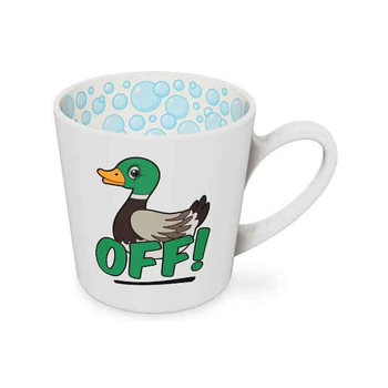Duck Off Beautiful on the Inside 420ml/10cm Ceramic Mug w/ Handle