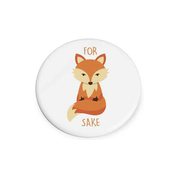 For Fox SakeBeautiful On The Inside Ceramic Drink Coaster Round 9cm
