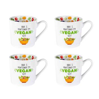 4PK LMD New Bone China Did I Mention Beautiful Inside Mug 400ml