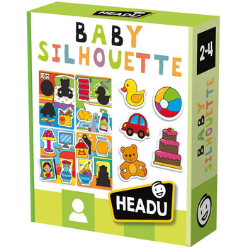 Headu Baby Silhouette Shape Matching Puzzle Board Game Set Kids 2-4y
