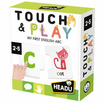 Headu Touch & Play My First English ABC Puzzle 20.5cm Kids Flash Cards 2-5y