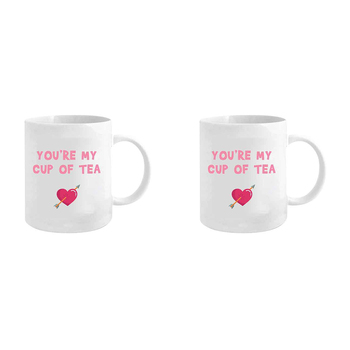 2PK You're My Cup of Tea 360ml Ceramic Coffee Mug Drinking Cup w/ Handle