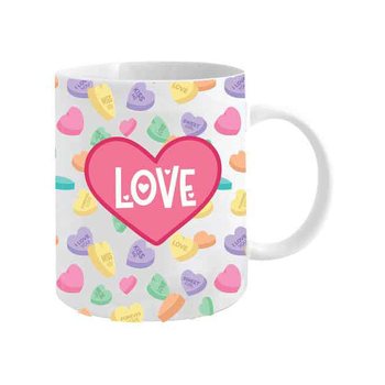 Love 360ml Ceramic Coffee Mug Drinking Cup w/ Handle