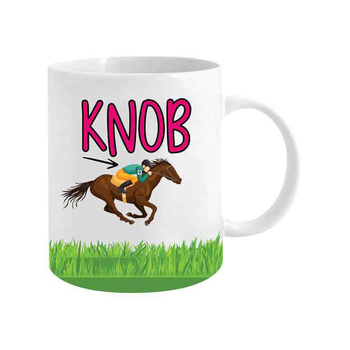 Knob 360ml Ceramic Coffee Mug Drinking Cup w/ Handle
