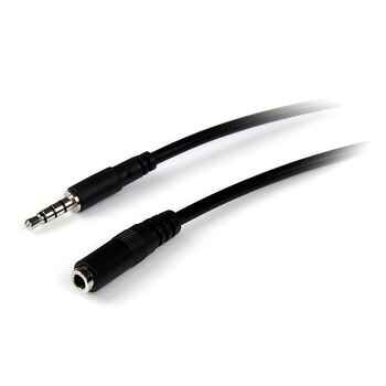 Star Tech 3.5mm Stereo Extension Audio Cable - M/F - TRRS Extension
