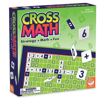 Mindware CrossMath 2-4 Players Kids/Children Family Fun Board Game 7y+