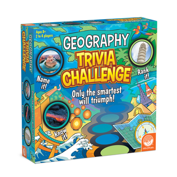 Mindware Geography Trivia Challenge 2-4 Player Kids/Children Board Game 8y+