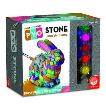 Mindware Paint Your Own 14cm Stone Mosaic Bunny Kids 8y+