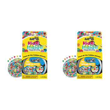 2PK Crazy Aarons Thinking Putty Mixed Emotions Hide Inside Toy 10cm 3y+