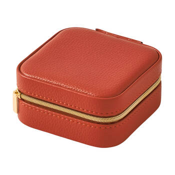 Pilbeam Living Ambrosia Jewellery Case Box Organiser 10x10cm Crimson
