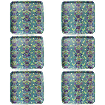 6PK LVD Melamine/Bamboo Square Tray 33x33cm - Morris Floral