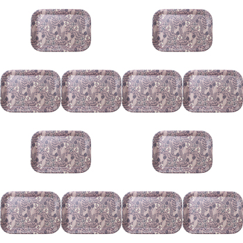 12PK LVD 30x21cm Melamine Tray Dewberry Tray Kitchen Decor - Purple