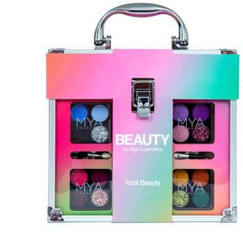 MYA Transparent Makeup Case Travel Storage Kit Kids/Children Multicolour 8y+