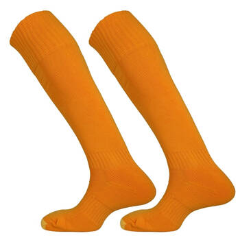 Mitre Mercury Plain Football Sock Tangerine Sz Senior - Tangerine