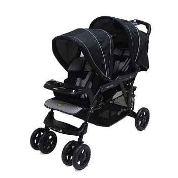 Vee Bee Doubletake Tandem Stroller - Salt & Pepper