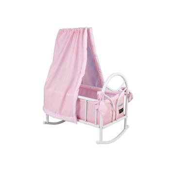 Valco Baby Just Like Mum Doll Cradle Pink