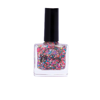 Oh Flossy Courageous Kids 11ml Nail Polish - Coloured Confetti Glitter