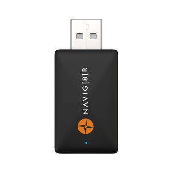 Navig8r Wireless Dongle w/ Bluetooth & Wifi Support Apple CarPlay/Android Auto
