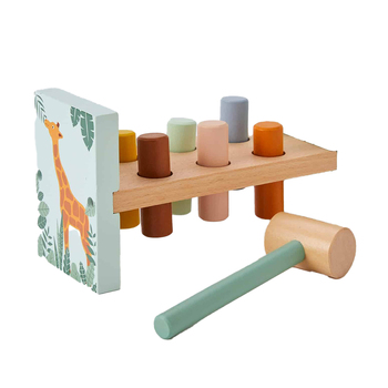 Zookabee Wood Hammer Bench Interactive Kids Educational Toy 12m+