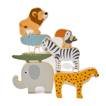 Zookabee Wood Animal Stacker Interactive Kids Educational Toy 3y+
