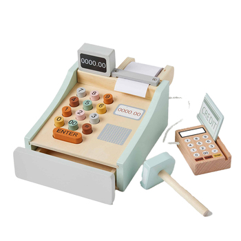 Zookabee Wood Cash Register Interactive Kids Educational Toy 3y+