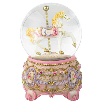 Carousel Musical Water Ball 15cm Baby Bedroom Decor