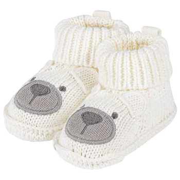 White Knit Booties Newborn Novelty Dress-Up Baby/Infant