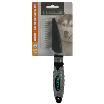Furwear Rotating Pin Comb For Dogs