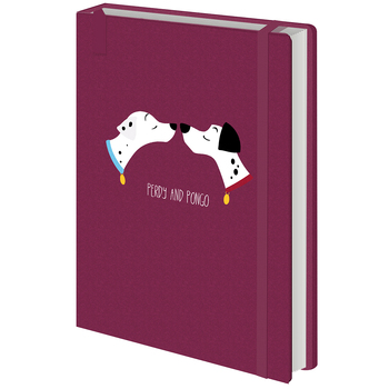 Disney 101 Dalmatians Themed Novelty Rectangular Hard Cover Notebook