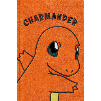 Pokemon Charmander Themed A5 Soft Plush School Notebook