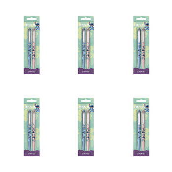 12pc Disney Lilo & Stitch Stitch Smile Pen Set Blue/Pink