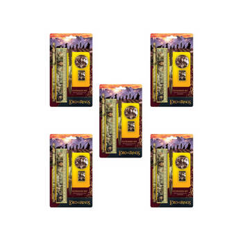 5x 5pc The Lord Of Rings Characters Ultimate Stationery Set Novelty