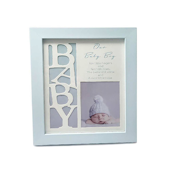 Our Baby Boy Frame 21x24cm Frame Novelty Baby/Infant Home Decor