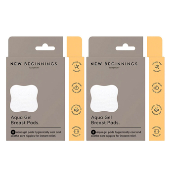 2 x 8pc New Beginings Aqua Gel Breast Pads Matertinity
