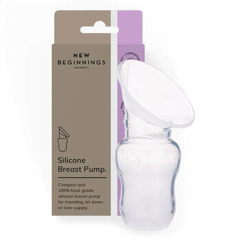 New Beginnings Maternity Silicone Manual Breast Pump