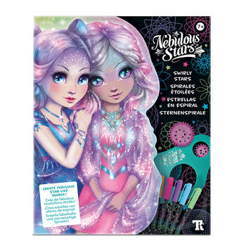 Nebulous Stars Swirly Star Book Set 48 Pages Swirls w/ Gel Pens 7y+