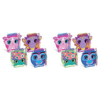 2PK Nebulous Stars 9.2cm Mini Note Pad w/ Pencil/Chain/Stickers Kids 7y+ Assort