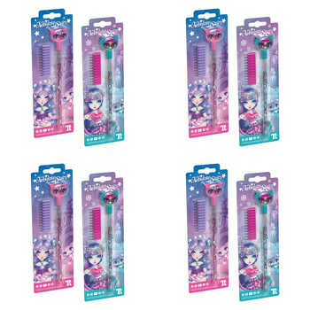 4PK Nebulous Stars Multi-Point Pencil w/ 12 Points - Assorted