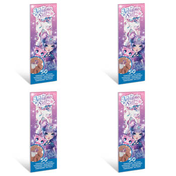 4PK Nebulous Stars Temporary Tattoo Mini Pad - Assorted 7y+