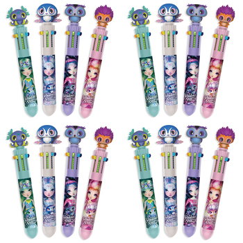 4PK Nebulous Stars 10-Colour Ballpoint Pen - Assorted