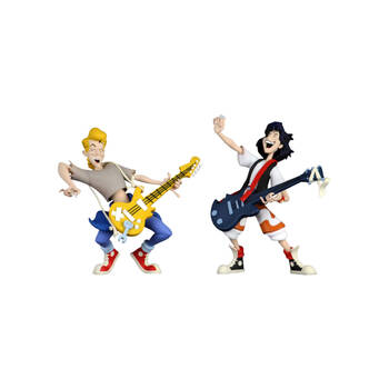 2pc Bill & Ted Bill & Ted 6" Toony Figure Collectable Toy