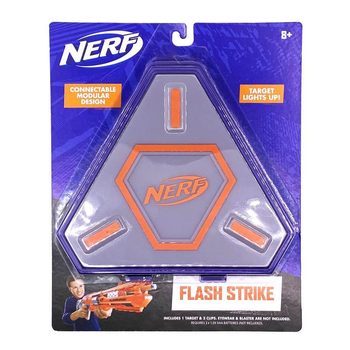 Nerf Elite Light Strike Foam Blaster Target Practise Game Set 8y+