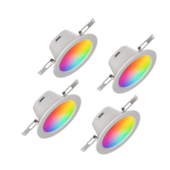 4PK Nanoleaf Essentials Colour Smart LED Downlight Matter Compatible