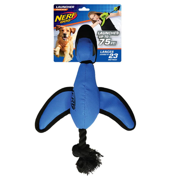 Nerf Dog Trackshot Duck Launcher Toy Blue