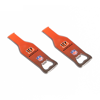 2PK NFL Cincinnati Bengals 10cm Beer/Soda Bottle Cap Opener